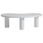 Temple &amp; Webster Rowan Curved Mango Wood Coffee Table
