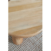 Temple &amp; Webster Rowan Curved Mango Wood Coffee Table