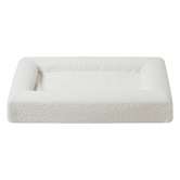 Temple &amp; Webster Arlo Boucle Memory Foam Dog Bed