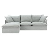 Temple &amp; Webster Removable Slipcover Set Only for Softy 3 Seater with Chaise