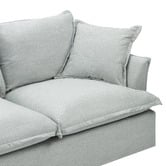 Temple &amp; Webster Removable Slipcover Set Only for Softy 3 Seater with Chaise