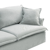 Temple &amp; Webster Removable Slipcover Set Only for Softy 3 Seater Sofa Bed