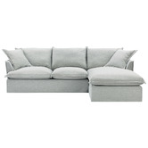 Temple &amp; Webster Removable Slipcover Set Only for Softy 3 Seater with Chaise