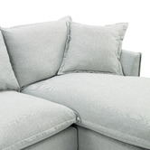 Temple &amp; Webster Removable Slipcover Set Only for Softy 3 Seater with Chaise