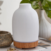 Temple &amp; Webster 100ml Ribbed Ceramic Diffuser