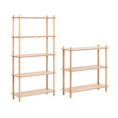 Temple &amp; Webster Banjo 5 Tier Bookcase &amp; 3 Tier Bookcase Console Set