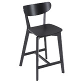 Temple &amp; Webster 65cm Larsen Rubberwood Barstools