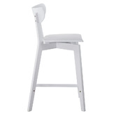 Temple &amp; Webster 65cm Larsen Rubberwood Barstools