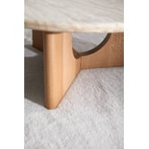 Temple &amp; Webster Annalisa Round Travertine Coffee Table