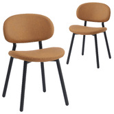 Temple &amp; Webster Millie Faux Leather Dining Chairs