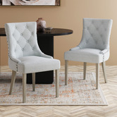 Temple &amp; Webster Windsor Scoop Back Dining Chairs