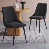 Temple &amp; Webster Brahms Velvet Dining Chairs
