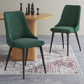 Temple &amp; Webster Brahms Velvet Dining Chairs