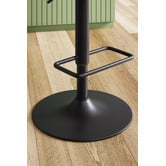 Temple &amp; Webster Boston Faux Leather Adjustable Bar Stools