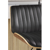 Temple &amp; Webster Barcelona Mid Back Adjustable Barstool