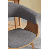 Temple &amp; Webster Bentwood Upholstered Dining Chairs