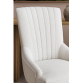 Temple &amp; Webster Manor Upholstered Scoop Back Dining Chairs