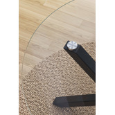 Temple &amp; Webster Charlie Glass Dining Table