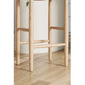 Temple &amp; Webster 65cm Kobe Ash Wood Barstool