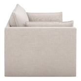 Temple &amp; Webster Malibu Upholstered Swivel Armchair