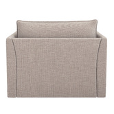 Temple &amp; Webster Malibu Upholstered Swivel Armchair