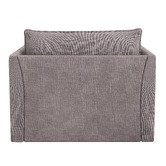 Temple &amp; Webster Malibu Upholstered Swivel Armchair
