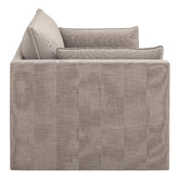 Temple &amp; Webster Malibu Upholstered Swivel Armchair