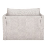 Temple &amp; Webster Malibu Upholstered Swivel Armchair