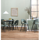 Temple &amp; Webster Sophia Chenille Dining Chairs