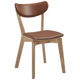 Temple &amp; Webster Larsen Faux Leather Dining Chairs