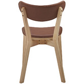 Temple &amp; Webster Larsen Faux Leather Dining Chairs
