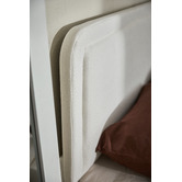 Temple &amp; Webster Cream Toni Boucle Bed
