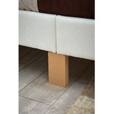Temple &amp; Webster Cream Toni Boucle Bed
