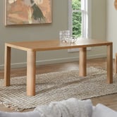 Temple &amp; Webster 6 Seater Ronan Dining Table &amp; Louie Chair Set