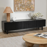 Temple &amp; Webster Anika Mango Wood Entertainment Unit