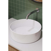 Temple &amp; Webster Sabina 355mm White Round Ceramic Above Counter Basin