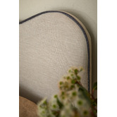 Temple &amp; Webster Alice Wavy Upholstered Queen Bed