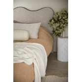 Temple &amp; Webster Alice Wavy Upholstered Queen Bed