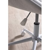 Temple &amp; Webster White Nappa Office Chair