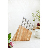 Temple &amp; Webster 6 Piece Taglio Stainless Steel Knife Block Set