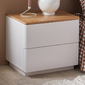 Temple &amp; Webster Brianna 2 Drawer Bedside Table