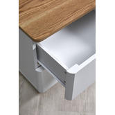 Temple &amp; Webster Brianna 2 Drawer Bedside Table