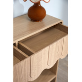 Temple &amp; Webster Fiona Scallop 2 Drawer Console Table