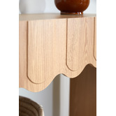 Temple &amp; Webster Fiona Scallop 2 Drawer Console Table