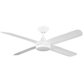 Temple &amp; Webster Portsea 132cm DC Ceiling Fan with LED Light &amp; Remote Control