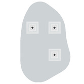 Temple &amp; Webster Pebble Frameless Wall Mirror