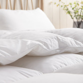 Temple &amp; Webster 500GSM Plush Comfort Down Alternative &amp; Cotton Quilt