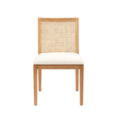 Temple &amp; Webster Dennett Rattan &amp; Solid Beech Wood Dining Chairs