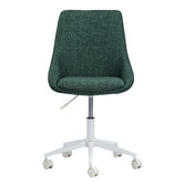 Temple &amp; Webster Green Nappa Office Chair