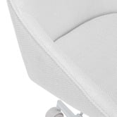 Temple &amp; Webster White Nappa Office Chair